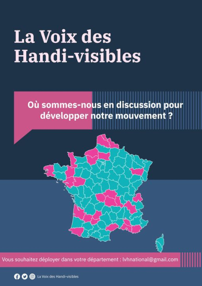 Le réseau départemental du mouvement La Voix des Handi-visibles