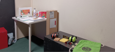 Les aides à la visite dans la salle de repos Oasis