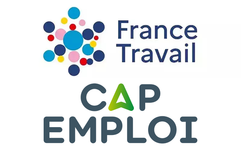 Logos France Travail et Cap Emploi