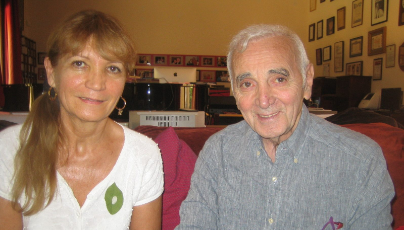 Marielle Montaufier et Charles Aznavour