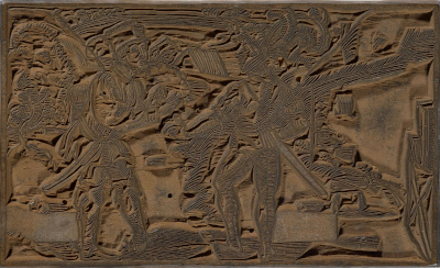Matrice en bois de poirier gravée en relief attribuée à Albrecht Dürer - Bâle, Kunstmuseum
