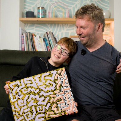 Nicolas et son fils ainé