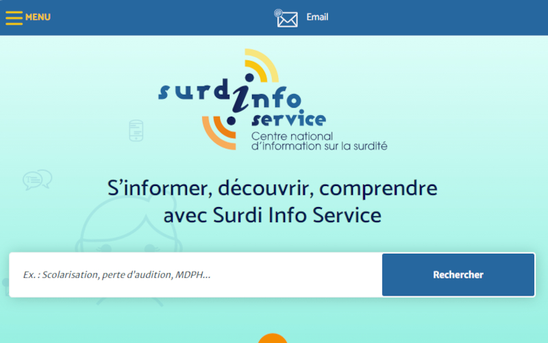 Page d'accueil Surdi-Info