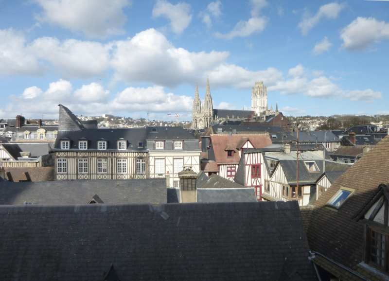 Panorama sur Rouen depuis l'Historial Jeanne d'Arc ©Yanous.com