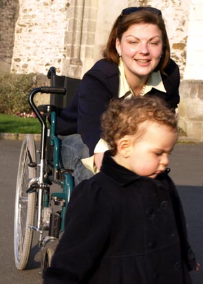 Peggy Martin et sa fille Apolline