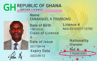 Permis de conduire ghanéen