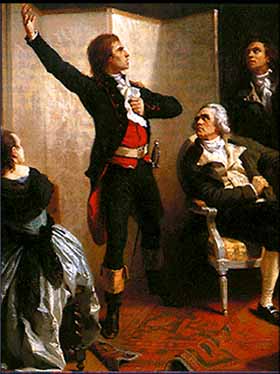 Tableau d'Isidore Pils représentant Rouget de l'Isle chantant la Marseillaise chez le maire de Strasbourg, le 26 avril 1792