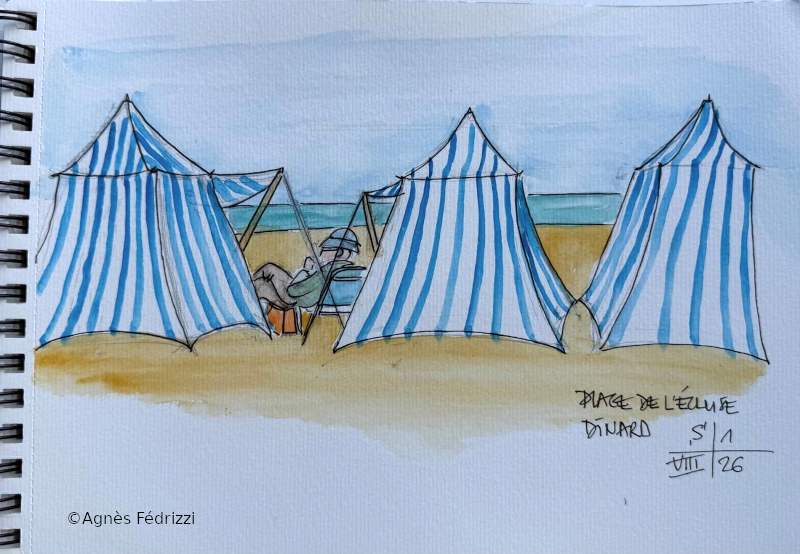 Plage de l'Écluse (Dinard) ©Agnès Fédrizzi