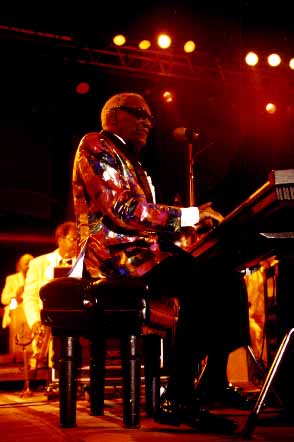 Ray Charles photographié par Michel Boisnard