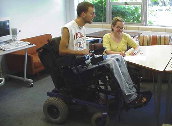élève handicapé dans une école américaine