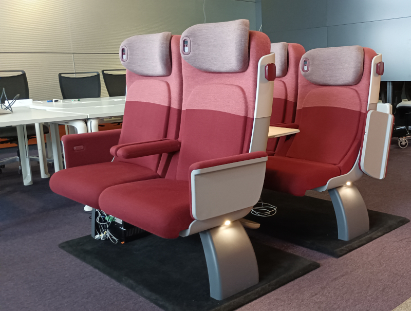 Sièges de 1ere classe des TGV Inoui 2025