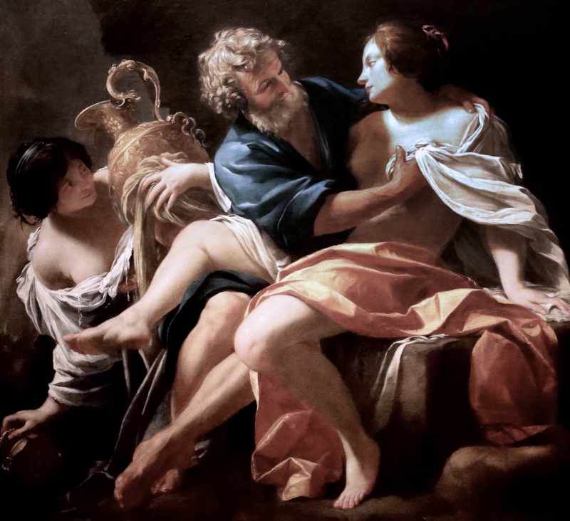 Simon Vouet. Loth et ses filles