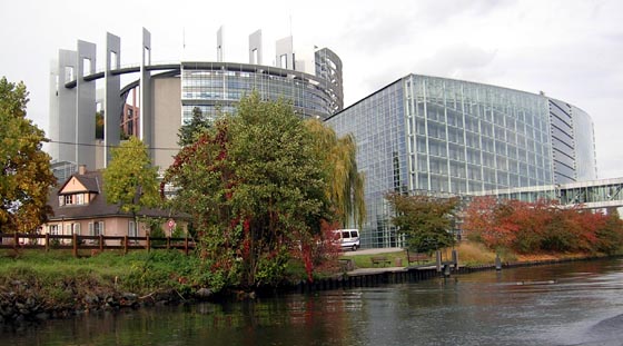 Parlement Européen de Strasbourg.