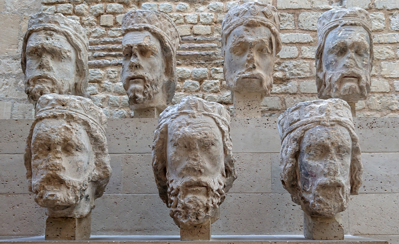 Têtes des rois de Juda au musée de Cluny
