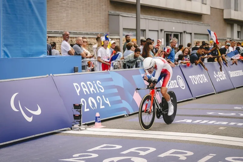 Thomas Peyroton-Dartet lors des Paralympiques de Paris