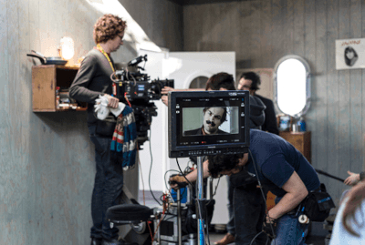 Tournage d'un film court