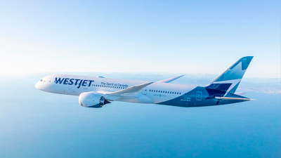 Un avion de WestJet