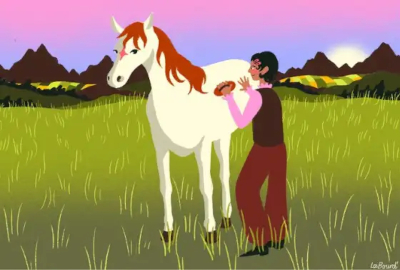 Visuel Les chevaux et les humains