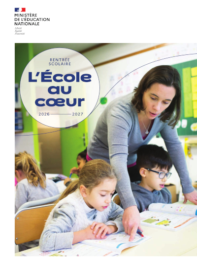 Visuel de la rentrée scolaire 2026