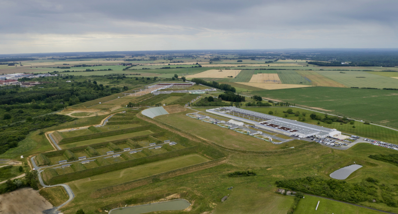 Vue aérienne du CNTS