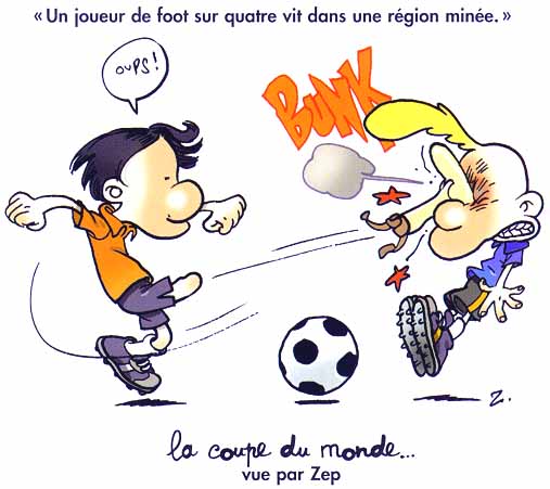 Prothèse : la coupe du monde de foot vue par Zep !