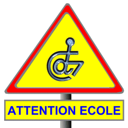 Panneau 'attention école'